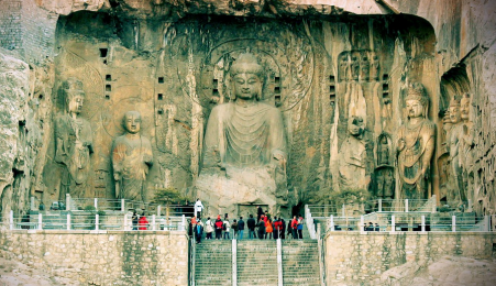 <洛陽(yáng)純玩二日游>龍門石窟 白馬寺 博物館 龍?zhí)洞髰{谷